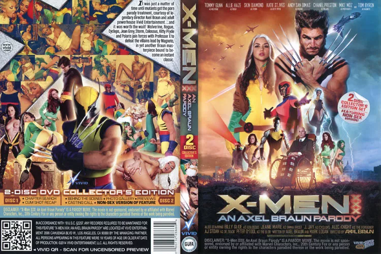 X-Men XXX : An Axel Braun Parody (2 DVD Set) VID-28660